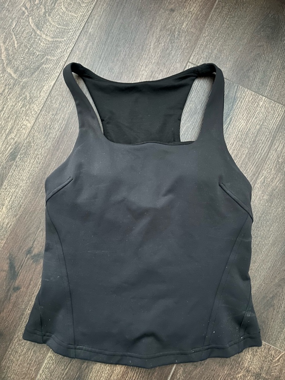 lululemon athletica Black Racerback Tank Top
